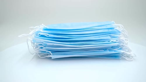 Stockpile of Medical Face Masks for Protection