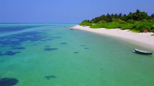 Aerial texture of sea view beach trip by blue sea with sand background