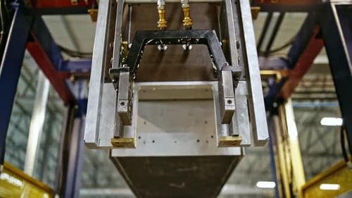 Complex Industrial Machine in Manufacturing Facility