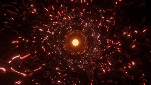 Fantasy Magic Tunnel with Abstract Eye