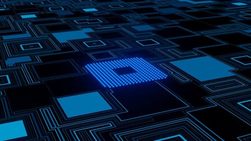 CPU. Modern processor.