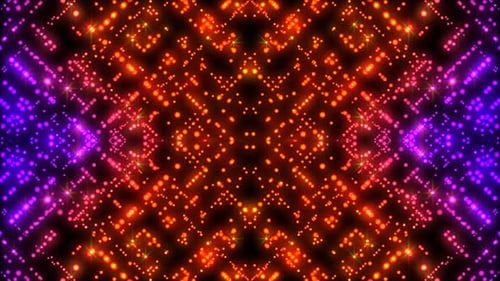 Boucle LED abstraite V3