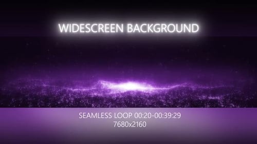 Purple Holiday Particles