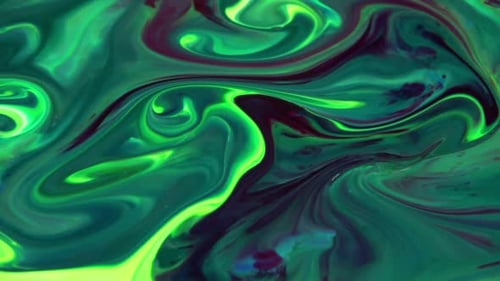 Close Up Of Abstract Colorful Fluid Paint Background Textured 24