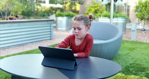 Distance Learning Girl