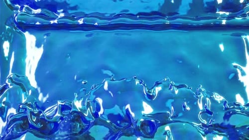 Füllen Sie den Rahmen in Zeitlupe mit Wasser oder Flüssigkeit.
Alpha