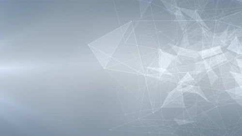 Modern Abstract Geometric Connection Network Animation