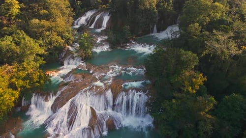 Agua Azul Waterfalls in Chiapas Mexico
