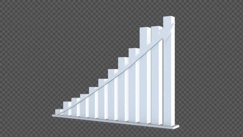Business Arrows Up - Blanc