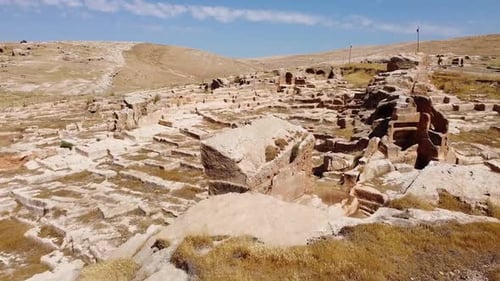 Ruins of Dara Ancient City East Roman Fortress City in Northern Mesopotamia