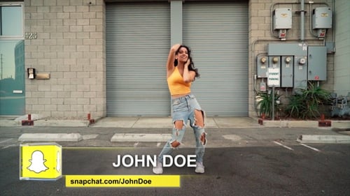 Animated Snapchat Lower Third with Username and Profile Handle Reveal