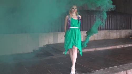 green dress lady video What Is The Woman in Green Dress Video