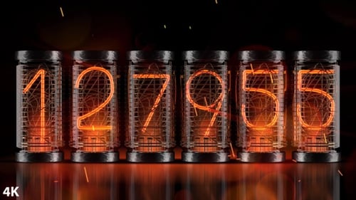 Nixie Clock Counting Down