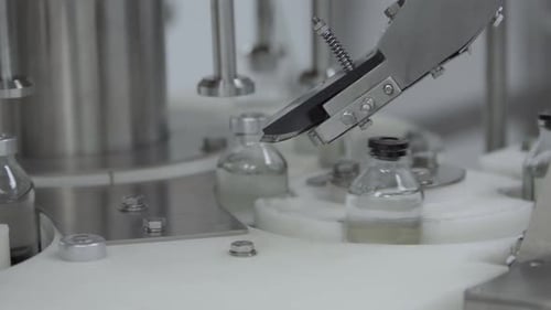 Medical Equipment Manufacturing Capping Medicine Vials