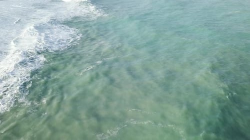 Stormy Ocean Damaged a Pier