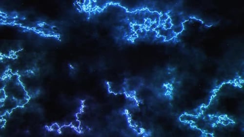 Space Energy Stormy Lightning