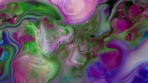Abstract Infinity Arty Pattern Paint Liquid Concept Background Texture Footage