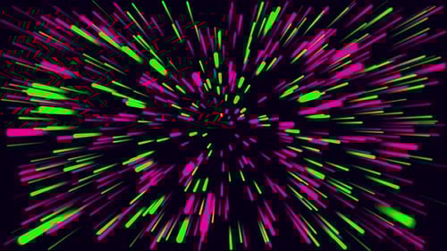 Bunte gerade Linien auf dunklem Hintergrund