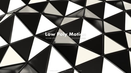 Modern Black and White Geometric Triangle Pattern Background