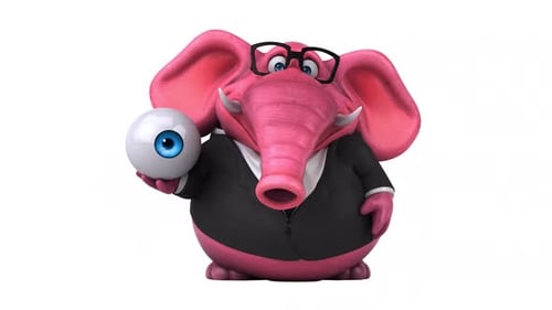 Lustiger Elefant - 3D-Animation
