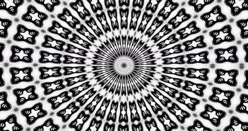 Abstract Black And white Geometric Seamless Pattern Background