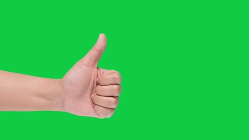 Señal de mano HAND (Green Sceen) - Bueno, como #2