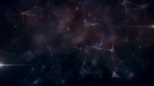 Futuristic Network Background Loop Animation