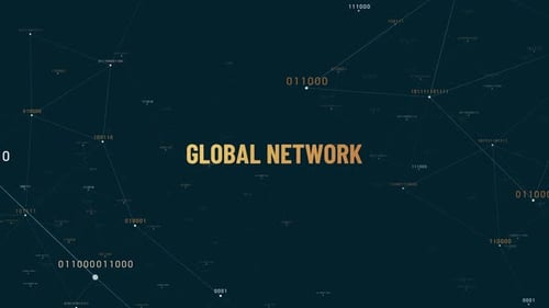 Global Network Animation 4K