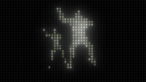 Gangnam Style Flashing Light Dance