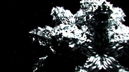 Abstract Crystalline Shimmering Geometric Formation Background