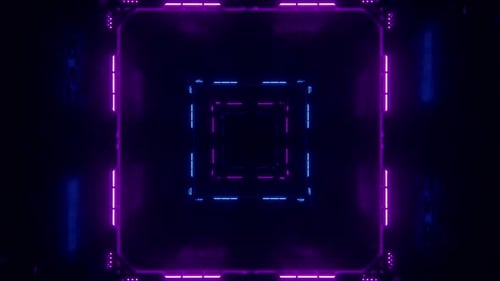 Bucle oscuro del corredor industrial