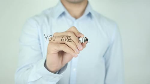 You Are Fired, Writing On Transparent Screen