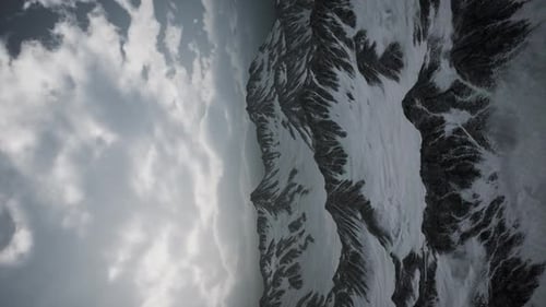 Storm Cloud Over Dolomites