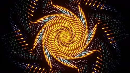 Abstract Flashing Pattern VJ Loop