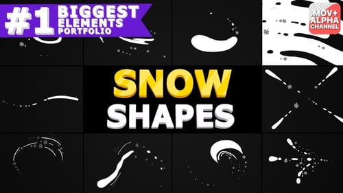 Hand-Drawn Christmas Snow and Fluid Element Pack