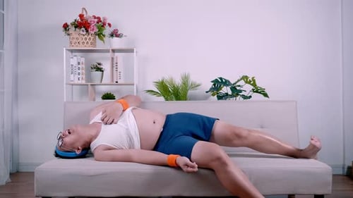 Man Experiences Chest Pain then Falls