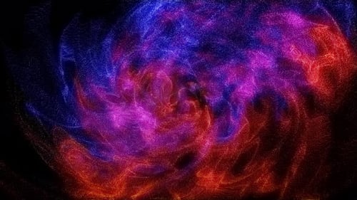 Abstract Swirling Fluid Particles Background Loop