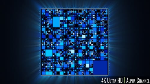 4K-Dateninformationen vom Mikroprozessor-CPU-Chip