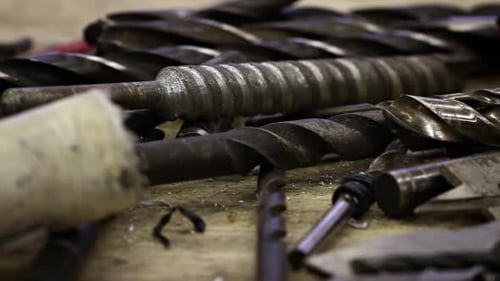 Old Tool Box Close Up