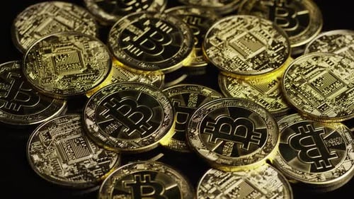 Plan rotatif de Bitcoins (cryptomonnaie numérique) - BITCOIN 0587
