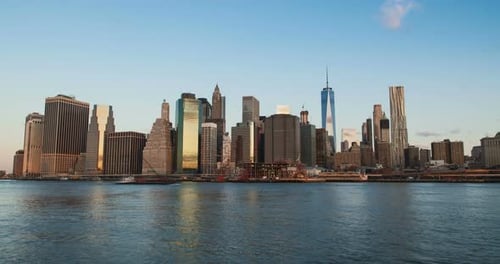 Downtown New York City Sunrise 5B