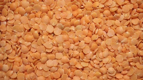 Close Up of Red Lentils