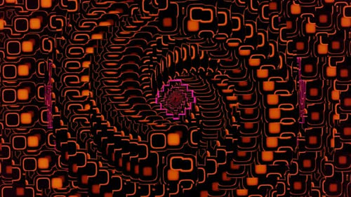VJ Loop Animationstunnel Swirl
