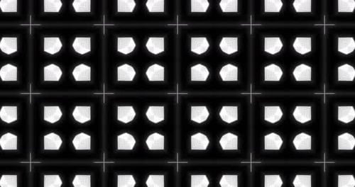 Abstract Black And white Geometric Seamless Pattern Background