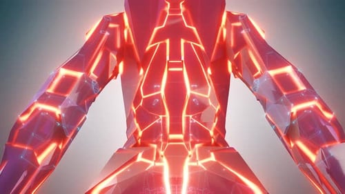 Sci Fi Humanoid Android Robot Woman V2 4k