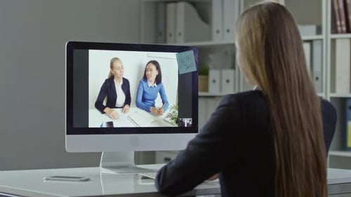 Online-Geschäftstreffen