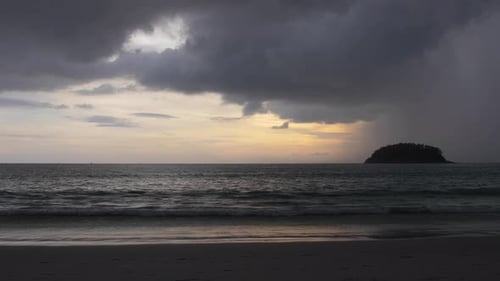 Tropical Beach Rain