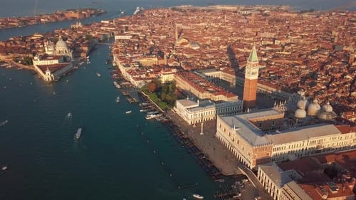 Aerial View of Venice Italy