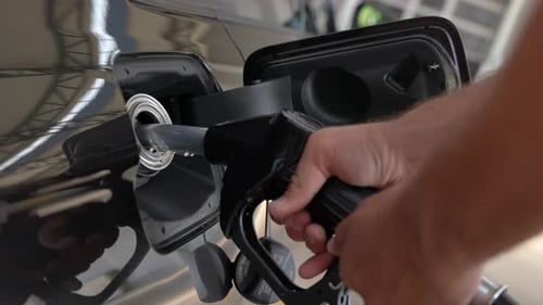 Diesel Car at the Fuel Station 34