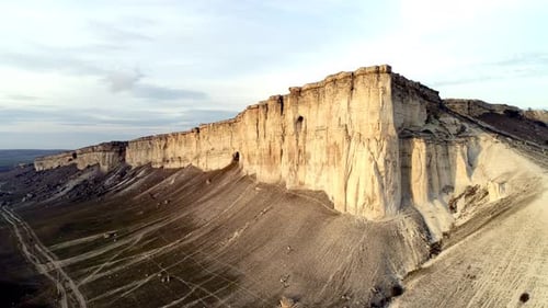 Top View Of Sheer Cliff